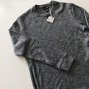 Club Monaco - Marled Side Zip Sweater